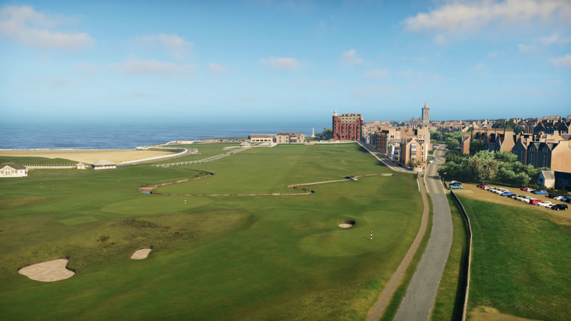 St Andrews Old Course virtual golf course